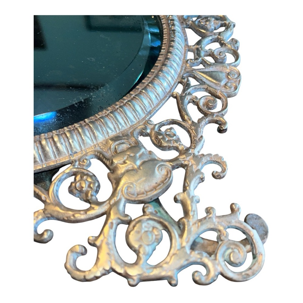 Bacchus Antique Victorian Mirror 🪞 Brass - Picture 9 of 15